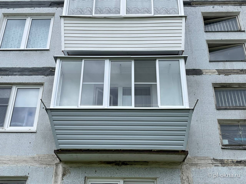 Остекление балкона в Электростали
